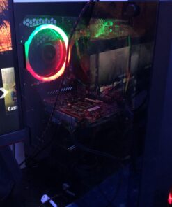 SkyTech Blaze II Gaming Computer PC Desktop – Ryzen 5 2600 6-Core 3.4 GHz, NVIDIA GeForce GTX 1650 4G, 500G SSD, 8GB DDR4, RGB, AC WiFi, Windows 10 Home 64-bit 2600 | 1650 34 91lm0hErP3L