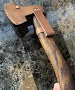 DIST AX-257, Custom Handmade Damascus Steel 13.00 Inches Axe - Gorgeous and Solid Rose Wood Handle 11 91lrGFer 8L