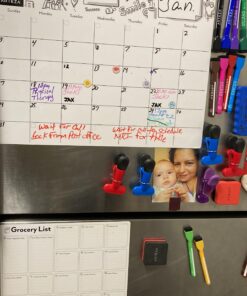 ARTEZA ARTZ-8640 Magnetic-Message-Boards, White (Monthly Calendar), 17x13 inches 13 91luBg3vB1L