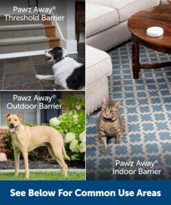 PetSafe Pawz Away Extra Outdoor Pet Barrier Transmitter for Dogs and Cats – Protect Multiple Areas and Expand Coverage – Add Unlimited Pets - Waterproof - Pet Proof Areas in Your Yard,Tan 12 91lyI9ncK L