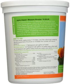 Jack's Classic Blossom Booster 10-30-20 Water Soluble Plant Food for Flowering Plants, 1.5lb 1.5 Pounds 21 91m QzBdoxL