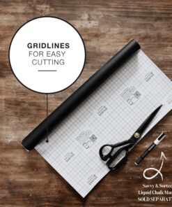 Black Chalkboard Contact Paper Roll - 8 FT Chalk Board Paper Roll Peel & Stick with Chalk Sticks - 17 x 96in Chalkboard Sticker Paper - Removable Black Sticker Self Adhesive Wallpaper Blackboard Decal 28 91m1sFMHSiL 1