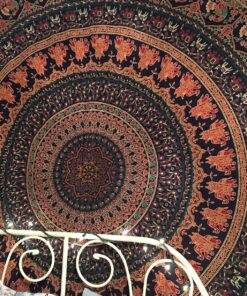 Popular Handicrafts Tapestry Wall Hanging Hippie Mandala Bohemian Hippy Psychedelic Design Indian Magical Thinking Tapestries Bedspread 84x90 Inches,(215x230cm) Navy Blue Full (215cms x 230cms) Neavy Blue 48 91m5DKqBuNL