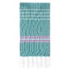 Cacala 100% Cotton Pestemal Turkish Striped Bath Towel, Aqua/Purple (1011101368893710) 37 in x 70 in 41 91m6kkbGFiL