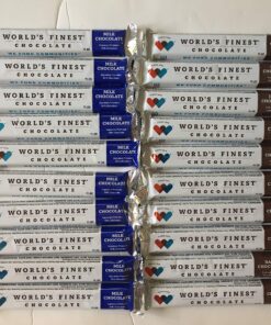 BuyBocceBalls Listing - 20 Bar Combo - World's Finest Chocolate - 10 Plain Dark Chocolate Bars and 10 Plain Milk Chocolate Bars