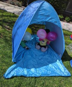 iCorer Automatic Pop Up Instant Portable Outdoors Quick Cabana Beach Tent Sun Shelter Blue 36 91mEpHu kTL