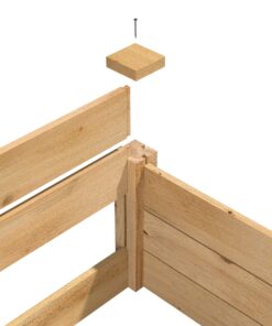 Greenes Fence Best Value Cedar Raised Garden Bed, 4' x 8' x 10.5" - Made in USA with North American Cedar 48" W x 96" L x 10.5" H 25 91mIQvj H6L