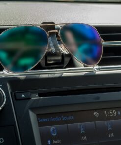 Superior Essentials Sunglasses Holder for Sun Visor/Air Vent - Conveniently Holds Sunglasses - Easy One Handed Operation (1 Pack) 1 Pack 20 91mRZLwFV6L