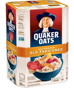Alternative view of Quaker oats, old fashioned, 2 5 lb. bags, 100+ servings 10-lb 5 Pound (Pack of 2)