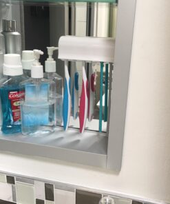 Eslite Toothbrush Holder with Cover (Ivory White) 51 91mgKYafZpL