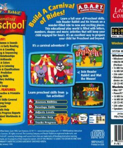 Alternative view of Reader Rabbit Personalized Preschool Deluxe (2 CD-ROM Set) (Compatible with Windows XP / Vista ONLY)