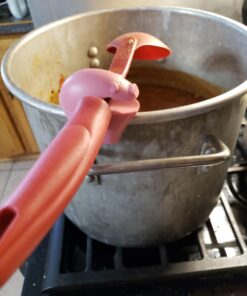 Fox Run Pink Pig Silicone Pot Clip Spoon Rest, 2.25-Inches, Cooking Utensil Holder,6480 24 91mjE0k54IL