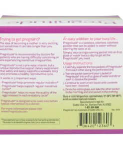 Pregnitude Reproductive Dietary Supplement - 60 Fertility Support Packets - Can Promote Regular Ovulation, Menstrual Cycles, and Increase Quality of Eggs 23 91mjk4b3PXL