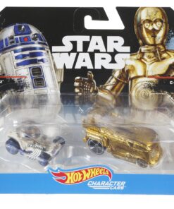 Hot Wheels Star Wars Rogue One Battle Damaged C-3P0 and R2-D2 Character Car (2-Pack) 11 91ml6jTXQTL