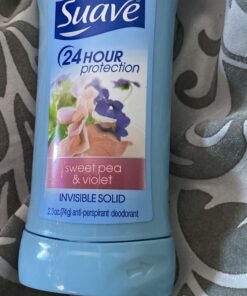 Suave Deodorant Antiperspirant Deodorant Stick 48-hour Odor and Wetness Protection Sweet Pea Violet Deodorant for Women, 2.6 Ounce (Pack of 2) 32 91mnLaysZwL