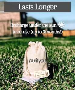 100% Natural Bamboo Charcoal Air Purifying Bag - Set of 12 Carbon Filters, Deodorizer Bags, Odor Absorber for Diaper Pail, Trash, Shoes, Closets, Cars, Fridge, Pets House, Kitchen, Home by purifyou 26 91mu2IvQjL