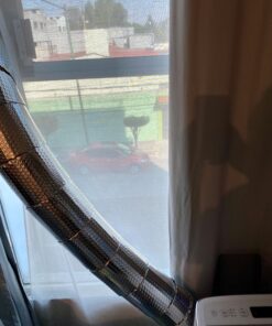 VIVOSUN Double Bubble Reflective Foil Insulation, 6 inch x 25 Ft Insulated Pipe Wrap, 10mm Size Bubble Film, Pipe Insulation Wrap Duct wrap for Weatherproof Attics, Windows, Garages 1 29 91mz6T29KtL