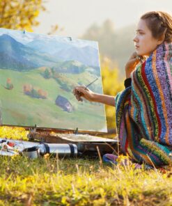 AIT Art Select Red Sable Detail Brush Set, 7 Pure Russian Sable Paint Brushes, Handmade in Germany for Crafting Exquisite Details Using Oil, Acrylic, or Watercolors 44 91n1LdkW51L