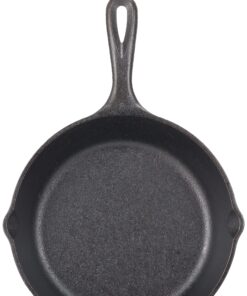 Lodge 8 Inch Cast Iron Pre-Seasoned Skillet – Signature Teardrop Handle - Use in the Oven, on the Stove, on the Grill, or Over a Campfire, Black 38 91n4IsjUG1L 1