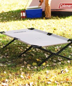 Coleman Trailhead II Camping Cot, Easy-to-Assemble Folding Cot Supports Campers up to 6ft 2in or 300lbs, Great for Camping, Lounging, & Elevated Sleeping Military Camping Cot 30 91n6qcl4SHL 1