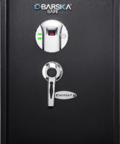 BARSKA Large Biometric Safe, Multi (AX11650) Black 14"x13"x19.75" 1.45 CU FT 19 91n9UdMrx0S