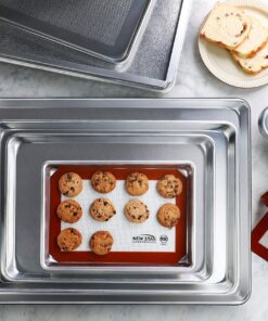 New Star Foodservice | Commercial-Grade Bun/Sheet Pan 18-Guage (9 x 13 x 1 inch (Quarter Size)) 9 x 13 x 1 inch (Quarter Size) 35 91nGUzZIqYL