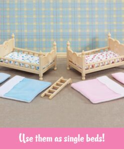 Calico Critters, Doll House Furniture and Décor, Bunk Beds 29 91nK6JwQSL