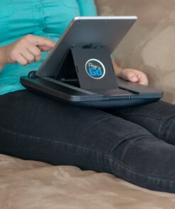 Padded Spaces Prop 'n Go Slim - iPad Pillow with Adjustable Angle Control for iPad Air, iPad Mini, iPad Pro, iPhone, Tablets, eReaders, and More (Black) 28 91nKqwuYPGL