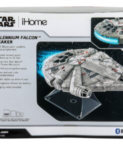 STAR WARS Millenium Falcon Bluetooth Speaker Portable Wireless Crystal Clear for Home, Travel, Outdoor, Rechargeable, Compatible with iPhone Samsung GRAY 30 91nMAIqZzOL