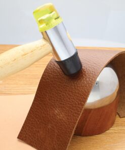 The Beadsmith Plastic-Rubber Jewelers Hammer - 9.5 Inches Wooden Handle - 61mm, 3oz head, 17mm Faces - Use to Flatten and Shape Sheet Metal and Wire with No Risk of Marring 12 91nO65YbkS