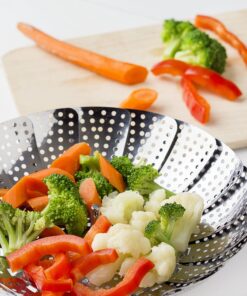 Alternative view of Sunsella Vegetable Steamer - 5.3" to 9.3" - 100% Stainless Steel