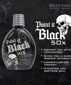 Millennium Tanning Paint It Black 50X - Extreme Dark Tanning Lotion, 13.5 Ounces 22 91nPtb3lclL