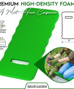 8-Piece Gardening Tool Set-Includes EZ-Cut Pruners, Lightweight Aluminum Hand Tools with Soft Rubber Handles- Trowel, Bamboo Gloves, Garden Tote, High Density Comfort Knee Pad Gardening Gifts Tool Set 15 91nRI503IaL