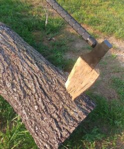 iunio Camping Axe, Hatchet with Sheath, Multi-Tool, Camp Ax, Survival Gear, Folding Portable Tools, for Hiking, Backpacking, Emergency, Hunting, Outdoor Black with Bag 34 91nTo9O4VCL