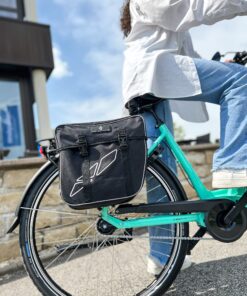 M-Wave Bicycle Cycling Bag Double Sided Gray 60 91ncG0RbpBL