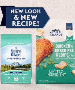 Natural Balance Limited Ingredient Adult Grain-Free Dry Cat Food, Chicken & Green Pea Recipe, 10 Pound (Pack of 1) 10.00 Pound (Pack of 1) 14 91ncLgNQhyL