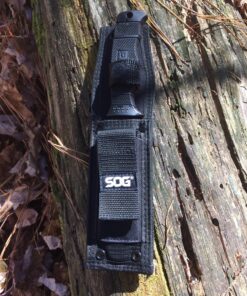 SOG Fixed Blade Knives with Sheath - SEAL Pup Tactical Knife, Survival Knife and Hunting Knife w/ 4.75 Inch Blade and Knife Sheath SEAL Pup - Nylon Sheath 60 91nf06B5AcL