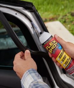 Flex Shot, 8 oz, Almond, Flexible Rubber Silicone Sealant, Waterproof Caulk, UV Resistant, No Caulk Gun Needed, Perfect for Kitchen, Bath, Showers, Sinks, Baseboards 14 91ngIK7vC1L