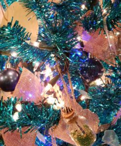 Impress Life Decorative String Lights, Sea Glass Festive Beach Themed 10 ft 40 LEDs Battery&USB Cord Operated Eco-Friendly with Multi-Function Remote for Tent Wedding Nursery Bedroom Party Ornament 43 91nglBX5h9L