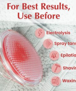 Dylonic Exfoliating Brush Razor Bumps and Ingrown Hair Treatment for Bikini Area - Eliminate Shaving Irritation for Face, Armpit, Legs, Neck, Bikini Line - Silky Smooth Skin Solution for Men and Women 1pk Orange 30 91nhLCH4VxL