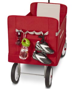 Radio Flyer 3-in-1 EZ Folding Wagon Ride On For Kids, Garden, & Cargo, Red Collapsible Wagon Base 50 91niVkFGmL