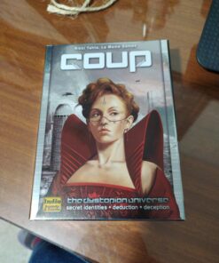 Coup Card Game - Strategy, Bluffing, & Fast Fun for Family Game Night – Easy to Learn 15-Minute Rounds – Popular Games for 2-6 Players Ages 10+, Teens, and Adults – By Indie Boards and Cards 57 91nkgFqC9L 1