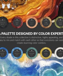 MEYSPRING Two Tone Collection - Mica Powder for Epoxy Resin - New Generation of Epoxy Resin Color Pigment - 100% Mineral, Skin-Safe, and Inert Pigment Powder for Epoxy Resin (Pigment Powder Set 100g) 31 91nnbNE13KL