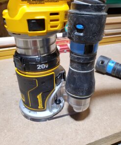 DEWALT Router Dust Collection Adapter for Fixed Base Routers (DNP615) 25 91nz1OyE4L