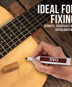 RamPro Furniture Markers Touch up, 12 Piece Furniture and Wood Floor Markers and Crayons Repair Kit - 6 Felt Tip Wood Markers, 6 Wax Crayons in Black, Maple, Oak, Cherry, Walnut and Mahogany Set of 12 34 91o k5iOfL