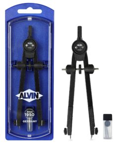 ALVIN Introductory Bow Compass Model 201 Ideal for Geometry Drafting and Engineering Drawing and Architecture Tool - 6" Inches 6" Bow Compass 11 91o1UGja9FL