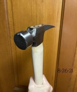 ESTWING Sure Strike California Framing Hammer - 25 oz Straight Rip Claw with Milled Face & Hickory Wood Handle - MRW25LM Magnet 47 91o5mHMsiUL