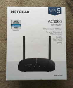 NETGEAR WiFi Router (R6080) - AC1000 Dual Band Wireless Speed (up to 1000 Mbps) | Up to 1000 sq ft Coverage & 15 devices | 4 x 10/100 Fast Ethernet ports AC1000 WiFi 31 91o8N1V19HL 1