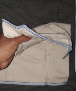 OsoCozy Prefolds Unbleached Cloth Baby Diapers, Size 1 (7-15 lbs), 6 Pack, Soft, Absorbent and Durable 100% Natural Cotton 42 91o8SuRWMRL