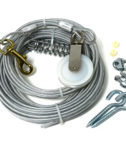 Four Paws Heavy Weight Tie Out Cable Silver 20 Feet 12 91oHvoVUtsL